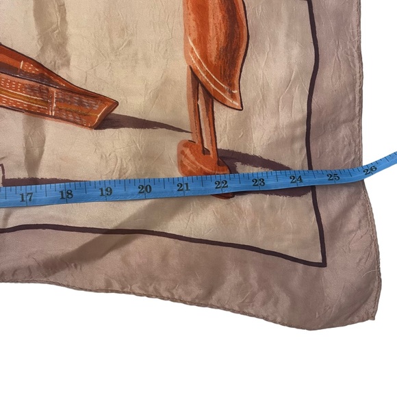 Vintage Australian Aboriginal Art Scarf Designed by Neil Silk Rayon - Picture 11 of 12